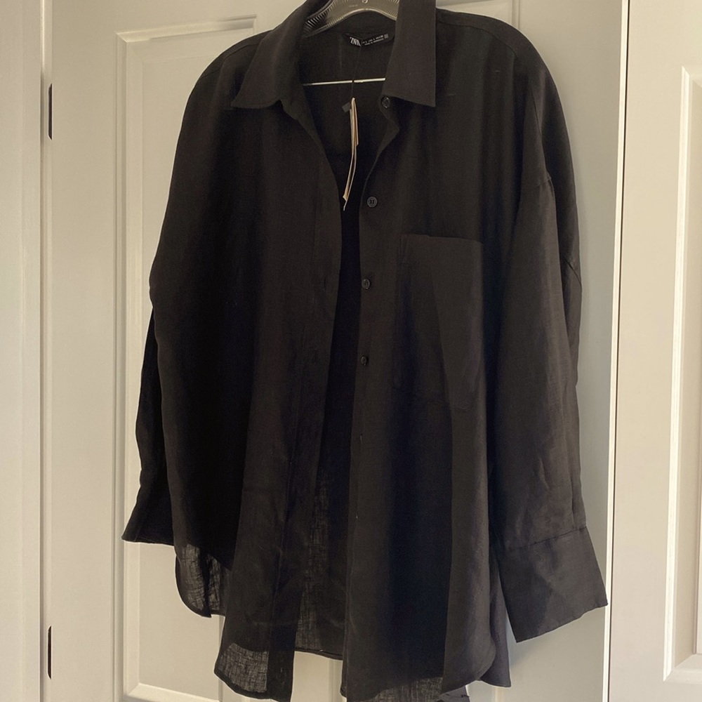 Zara Black line. Blouse